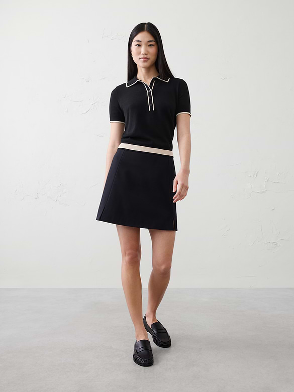 Tipped Sweater Polo
