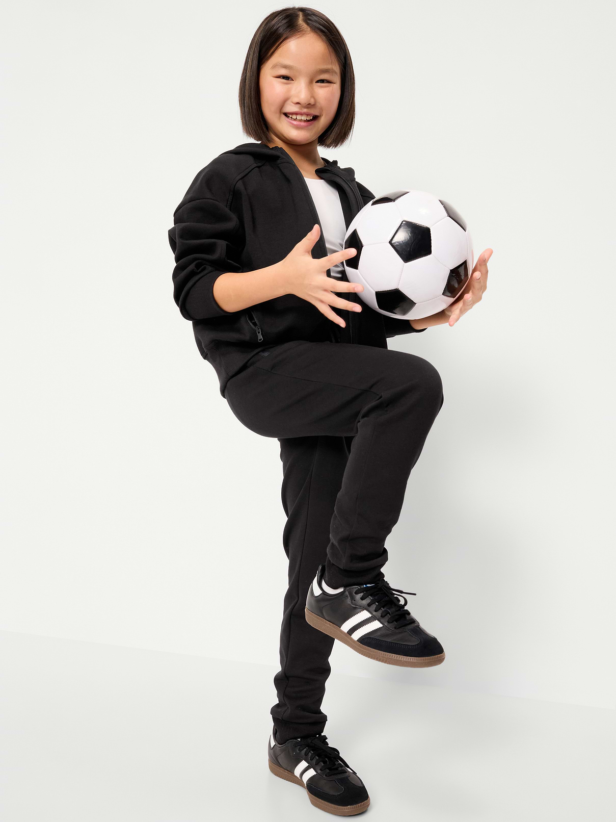Image number 3 showing, Oversized Dynamic Fleece Full-Zip Hoodie for Girls