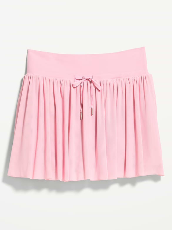 Jupe-short à taille haute en maille