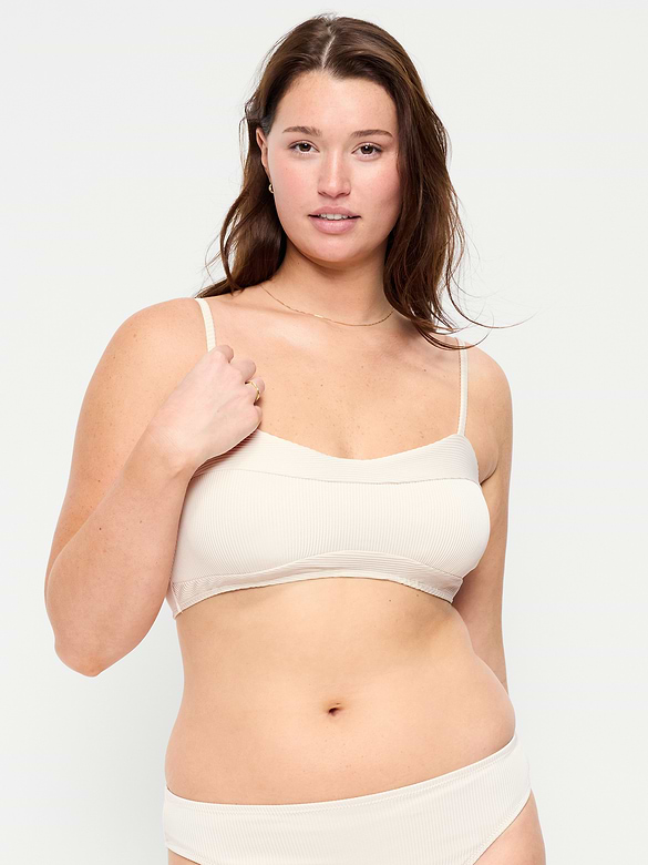 Ribbed Bra Bikini Swim Top