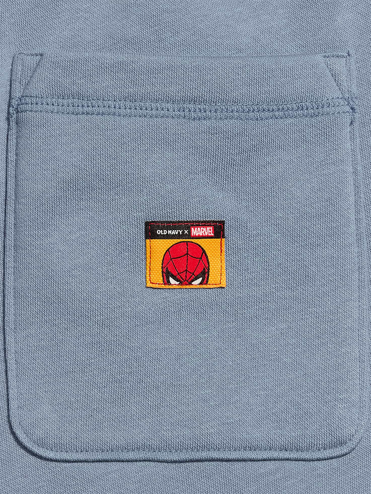 Image number 3 showing, Old Navy x Marvel Spider-Man Baggy Sweat Shorts -- 10-inch inseam for Men