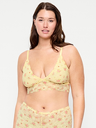 Image number 5 showing, Lace Longline Bralette