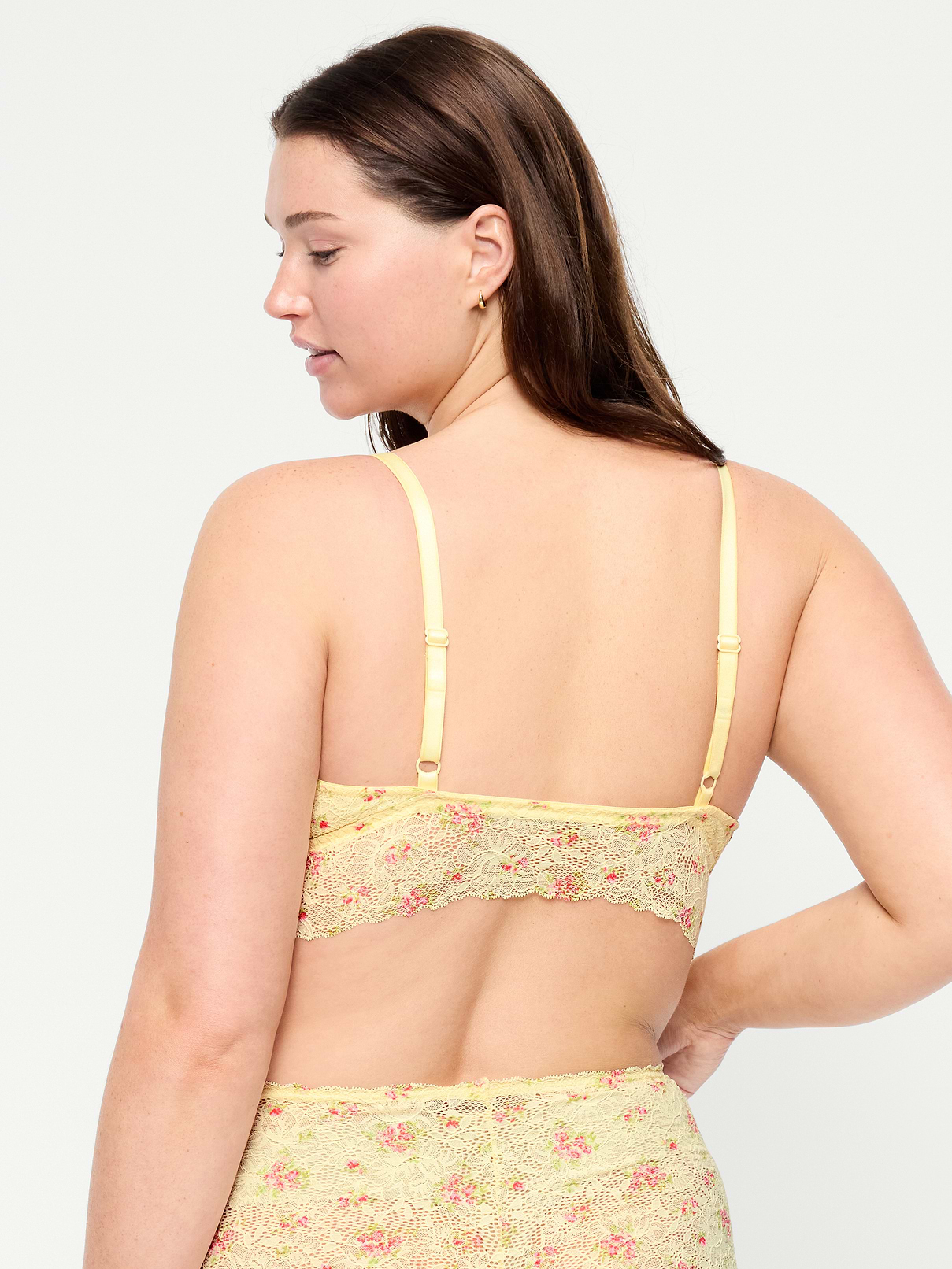 Image number 6 showing, Lace Longline Bralette