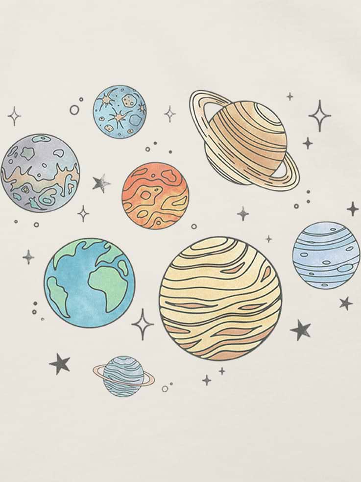 Image number 3 showing, Toddler Planets Jumble Graphic T-Shirt