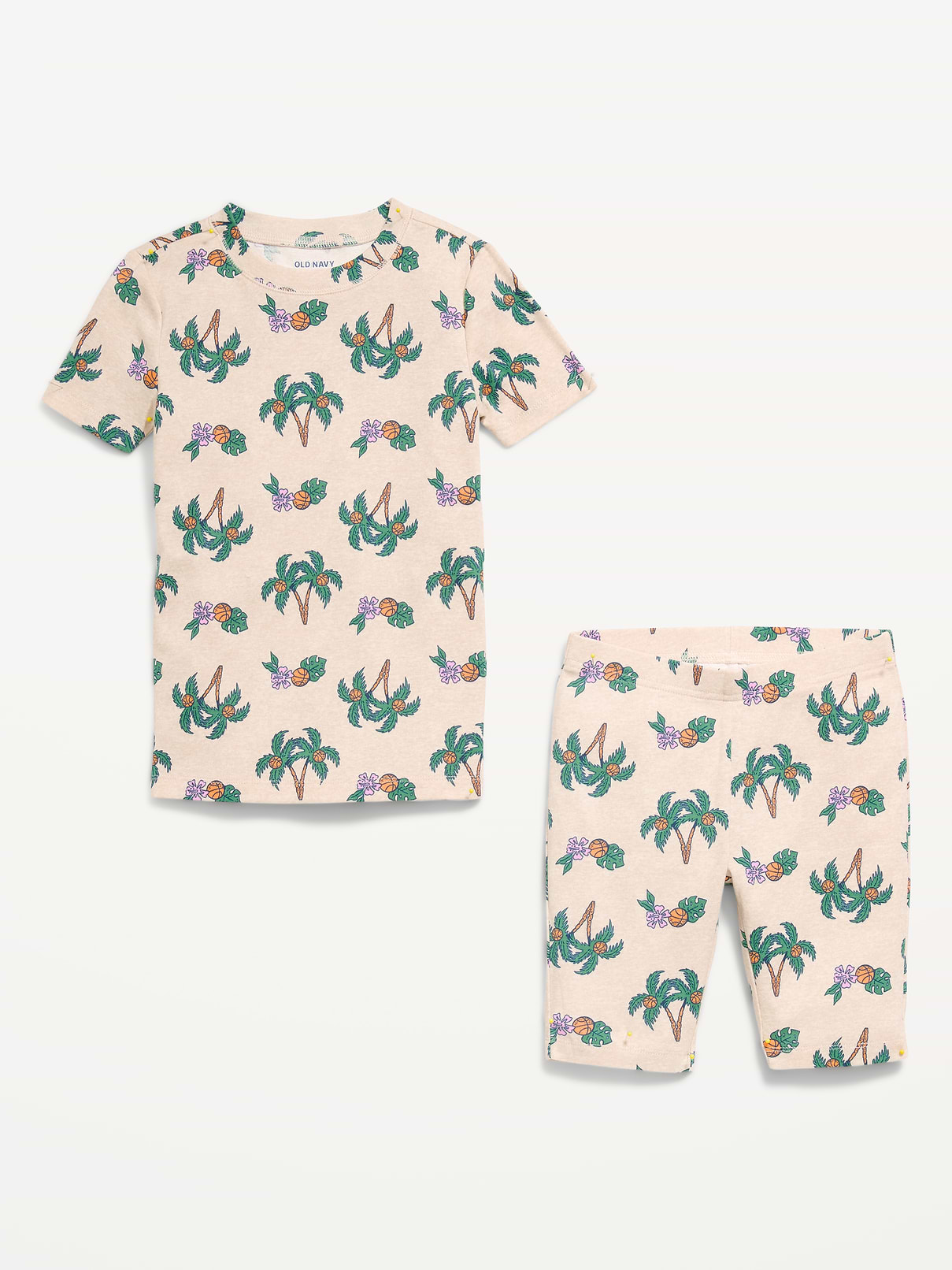 L'image numéro 3 présente Pyjama ajusté à imprimé unisexe pour enfant