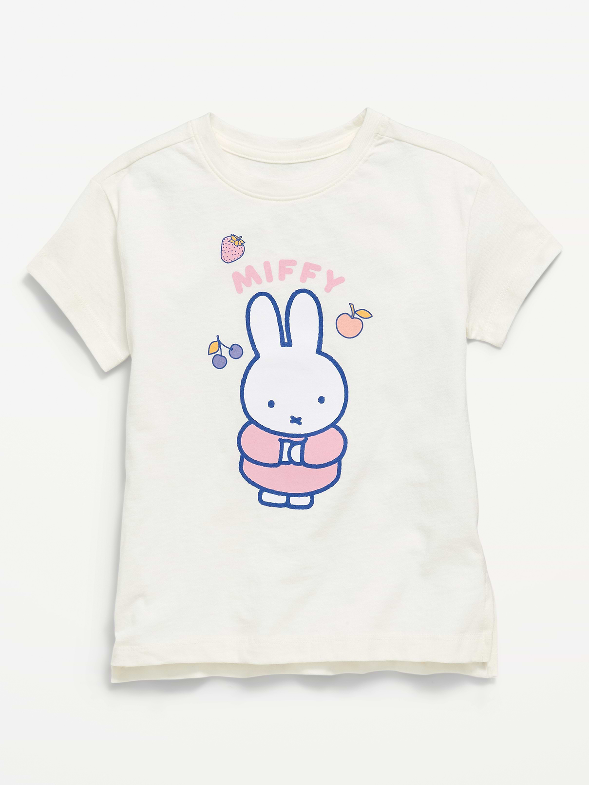 Image number 1 showing, Miffy™ Oversized Graphic Tunic T-Shirt for Toddler Girls