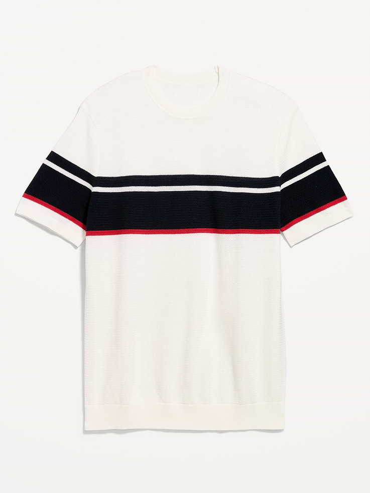 Image number 3 showing, Relaxed Color-Block Sweater T-Shirt