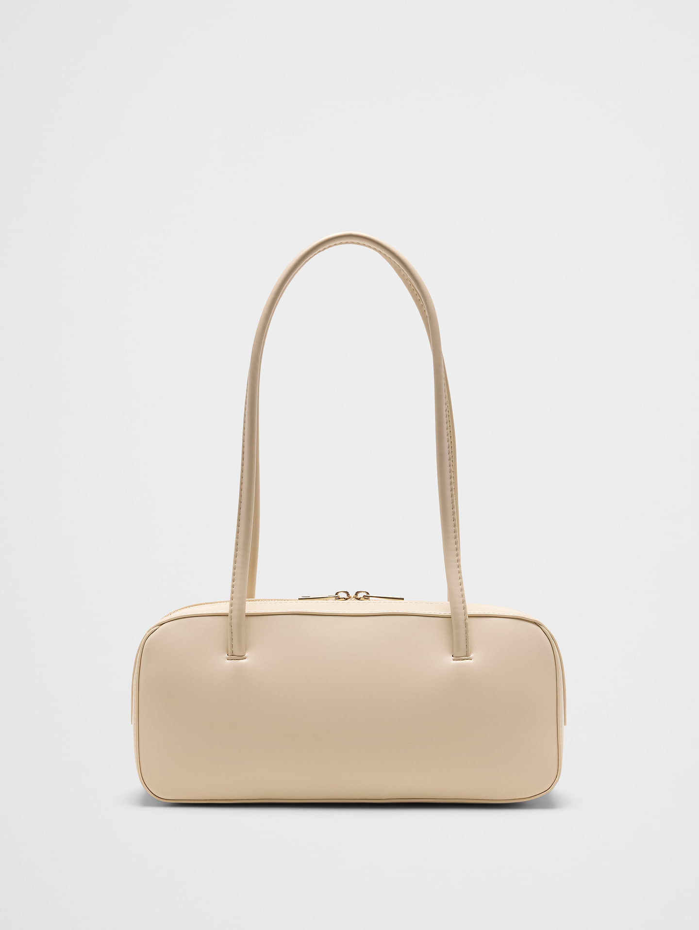 Image 1 of 7, Understated elegance, refined for every day. This structured shoulder bag features a sleek, elongated silhouette with softly tapered sides for a modern, minimalist profile., Made exclusively for Banana Republic Factory., Product #855322