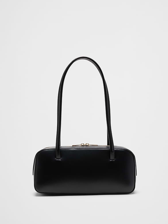 Vegan Leather East West Top Handle Bag