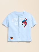 Image number 2 showing, Old Navy x Marvel Spider-Man Fleece Graphic Baseball Shirt for Toddler Boys