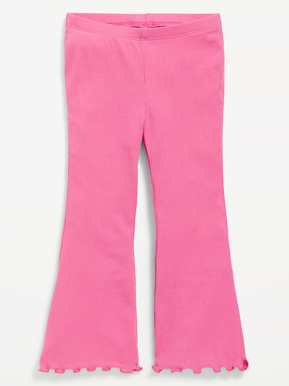 Ribbed Flare Leggings for Toddler Girls