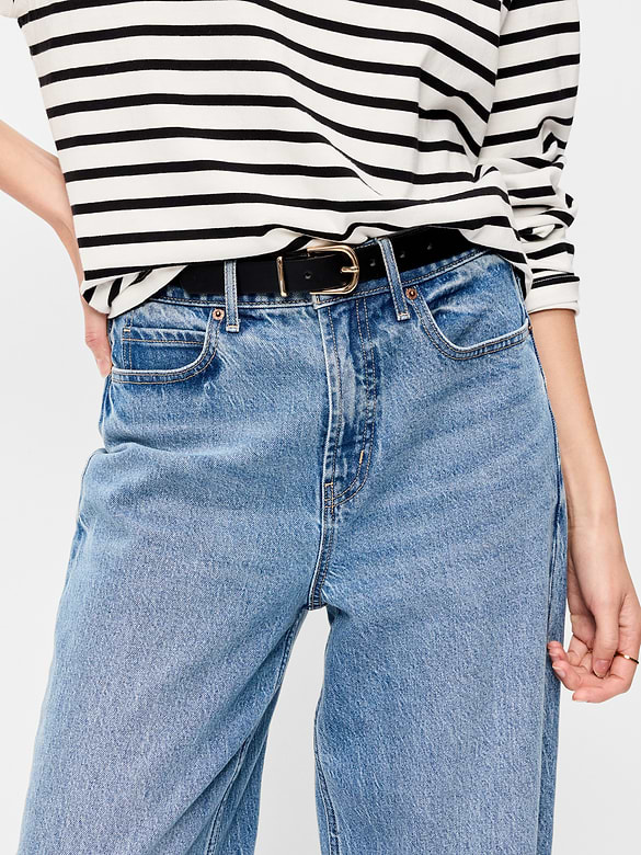 Ceinture classique en similicuir