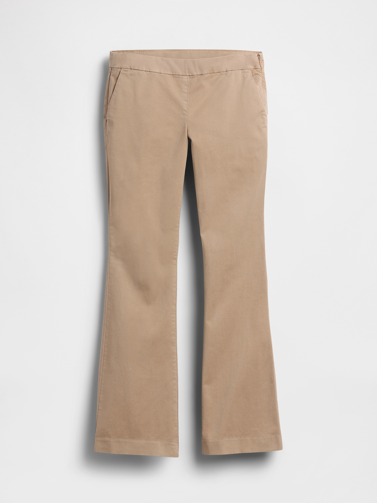 Low Rise Fitted Flare Khakis | Gap