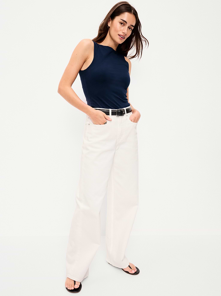 Image number 3 showing, Hug Double-Layer Boat-Neck Top