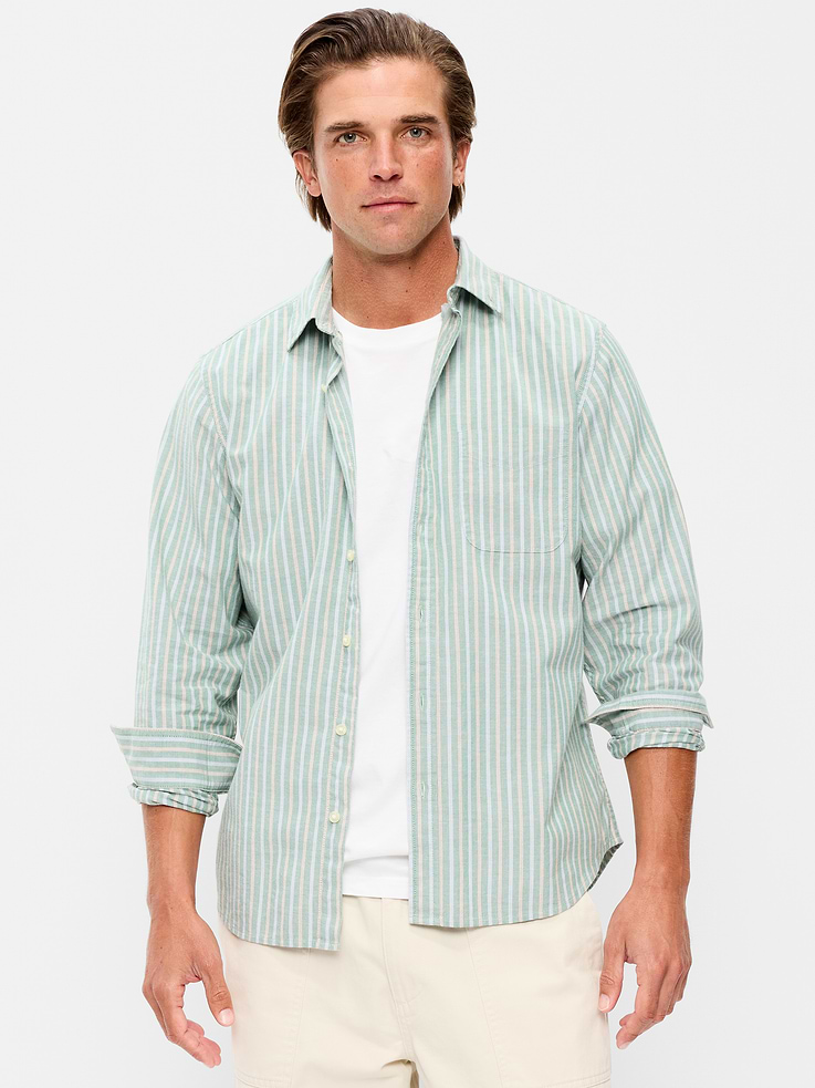 L'image numéro 1 présente Chemise Oxford passe-partout coupe classique