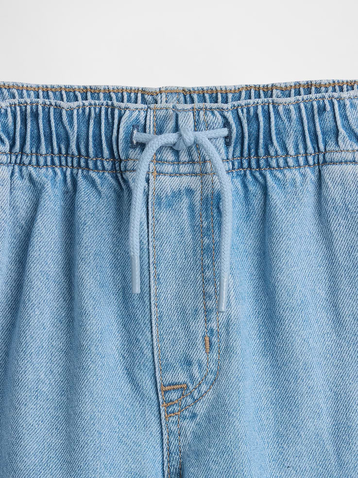 Image number 6 showing, Kids High Rise Stride Easy Wide-Leg Ankle Jeans