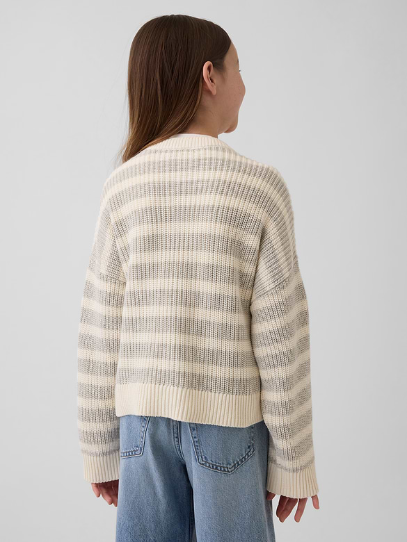 Kids 100% Cotton Oversized Cardigan