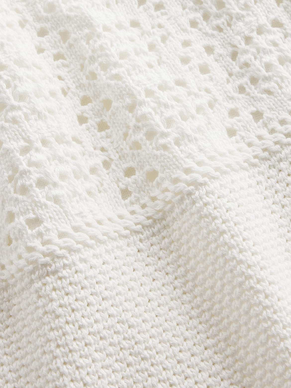 Kids 100% Cotton Crochet Sweater Dress