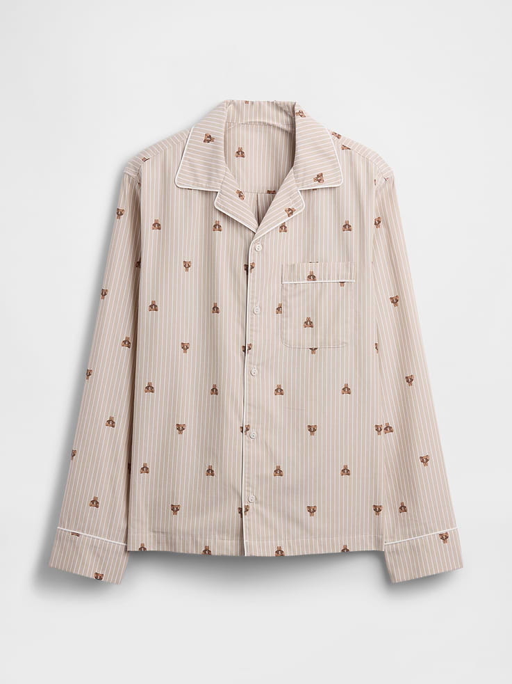 Image number 5 showing, Poplin PJ Shirt