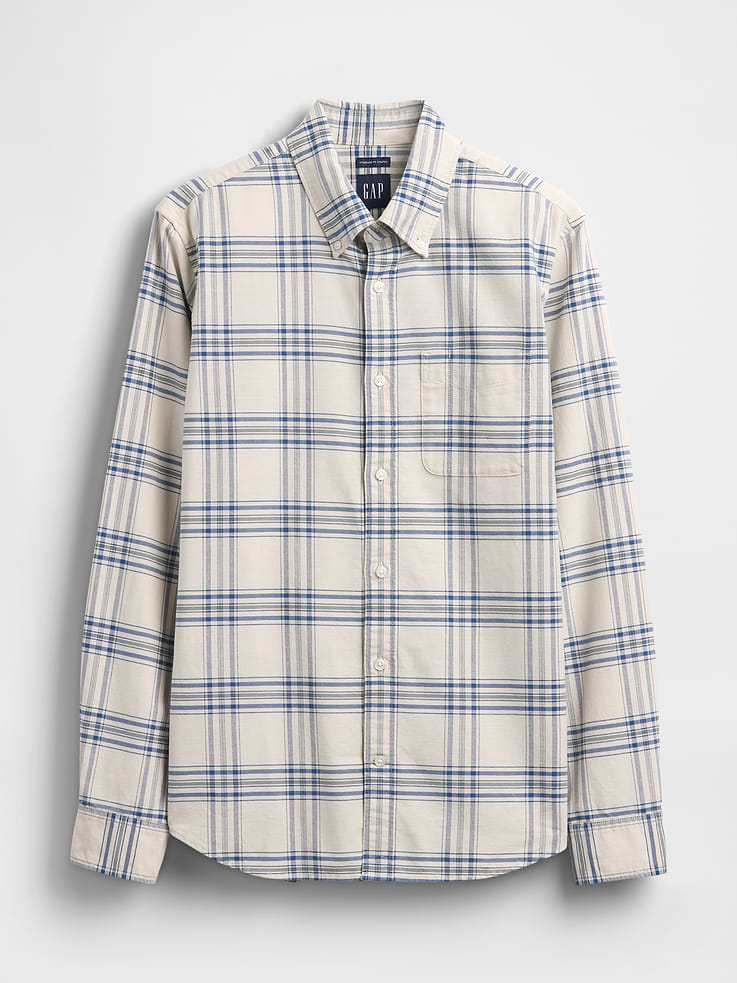 Image number 5 showing, Plaid Oxford Button-Down Shirt
