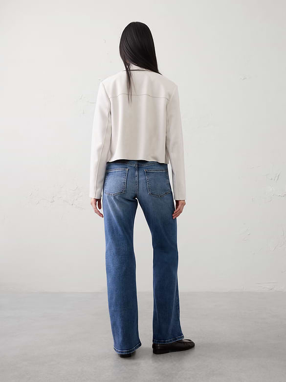 Bootcut Mid-Rise Slim Jean