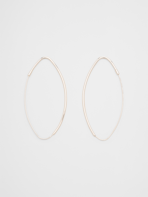 Wire Teardrop Earrings