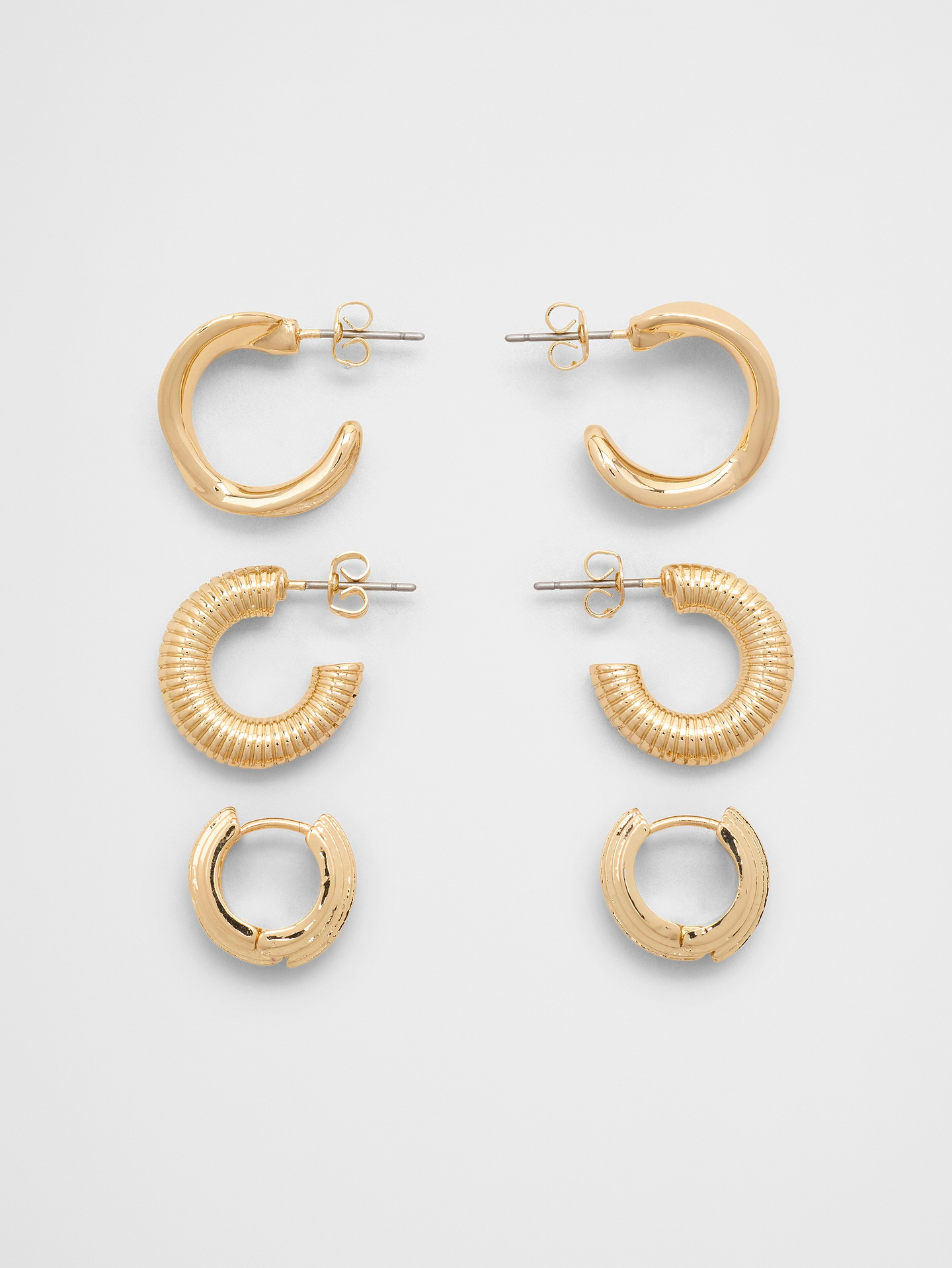 Image number 1 showing, Coil Earrings (3 Pack)