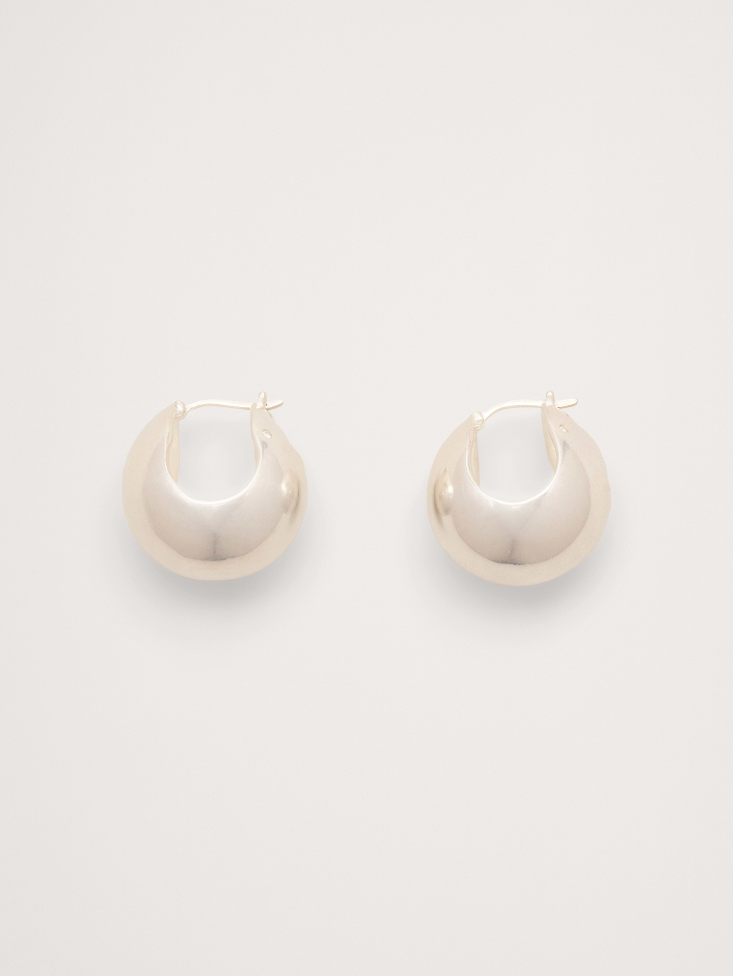 Image number 1 showing, Bubble Hoop Earrings