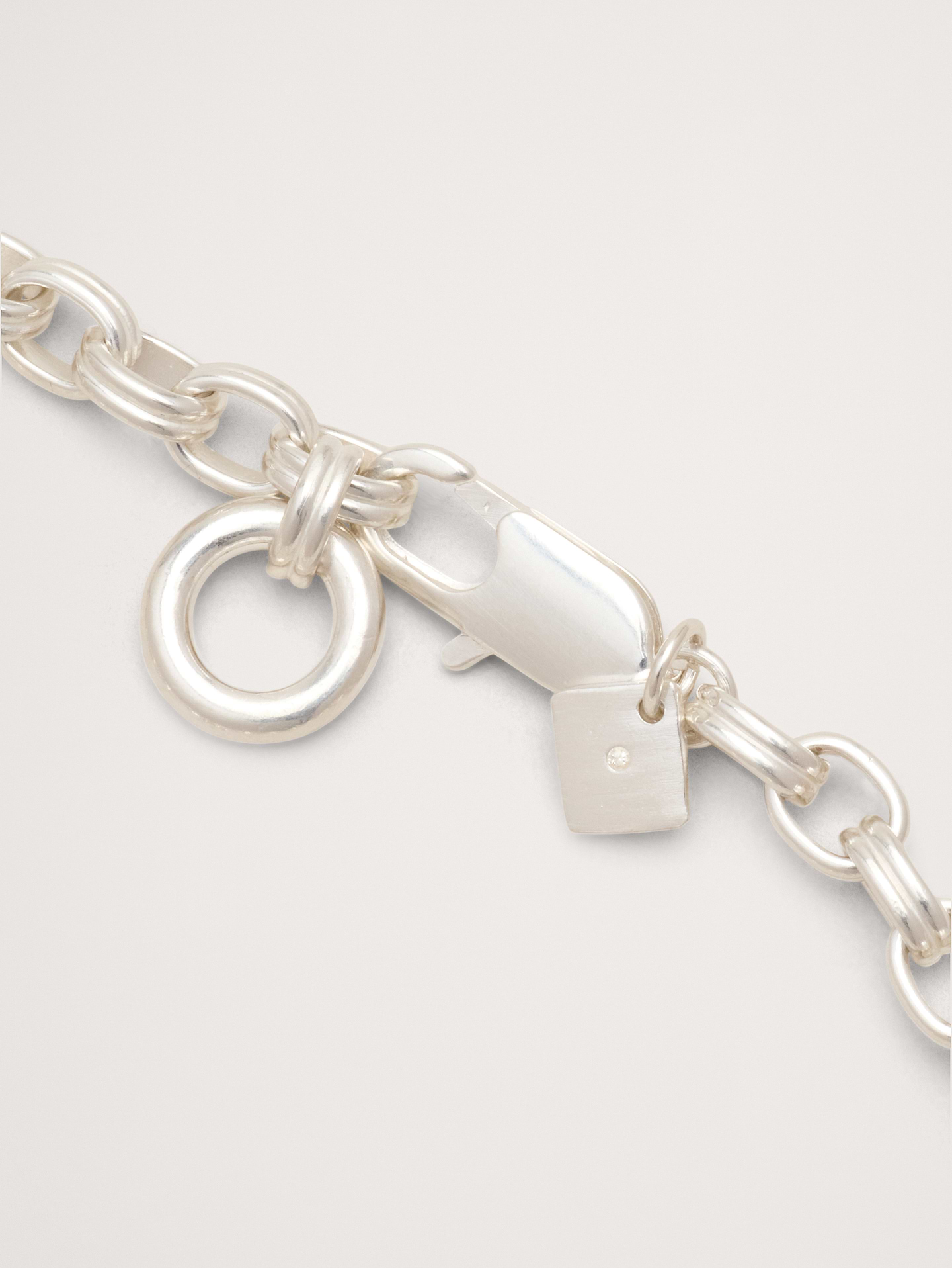 Image number 3 showing, Mini Double Oval Link Chain Bracelet