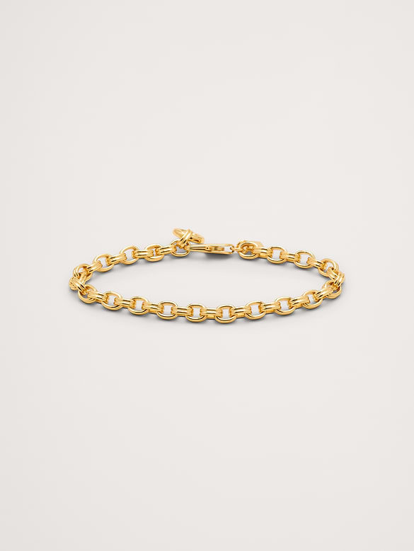 Mini Double Oval Link Chain Bracelet