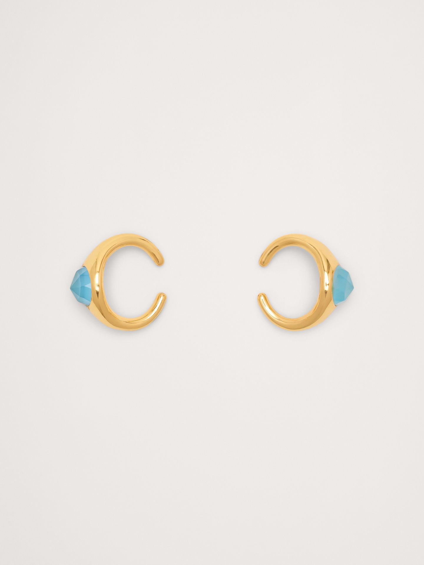 Image number 1 showing, Blue Chalcedony Ear Cuff