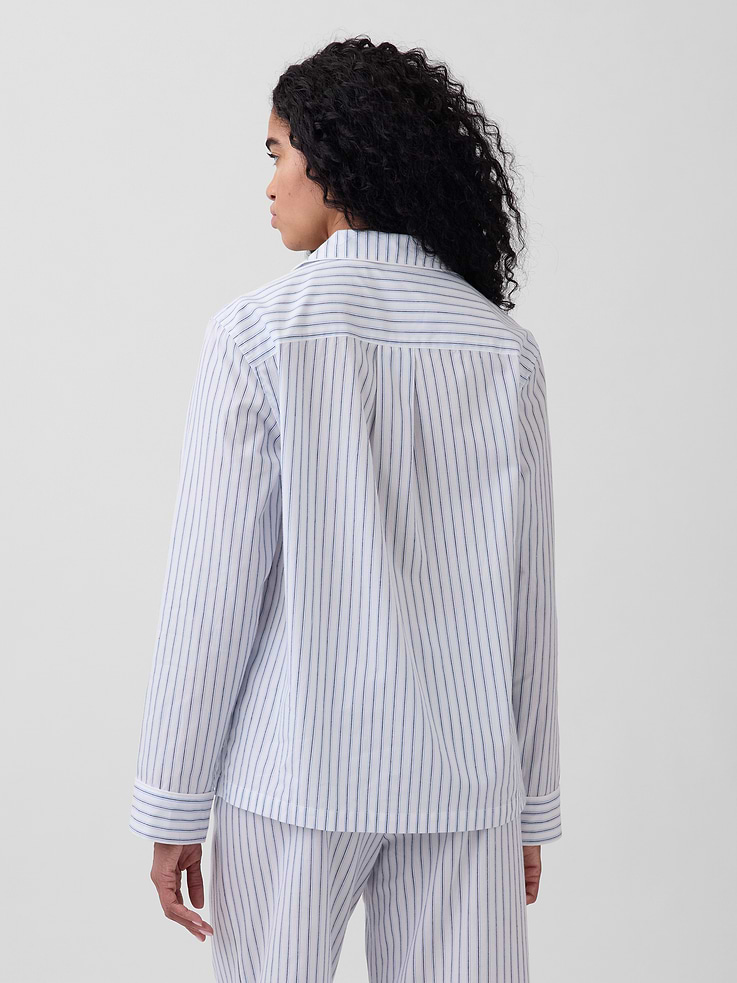 Image number 3 showing, Poplin PJ Shirt