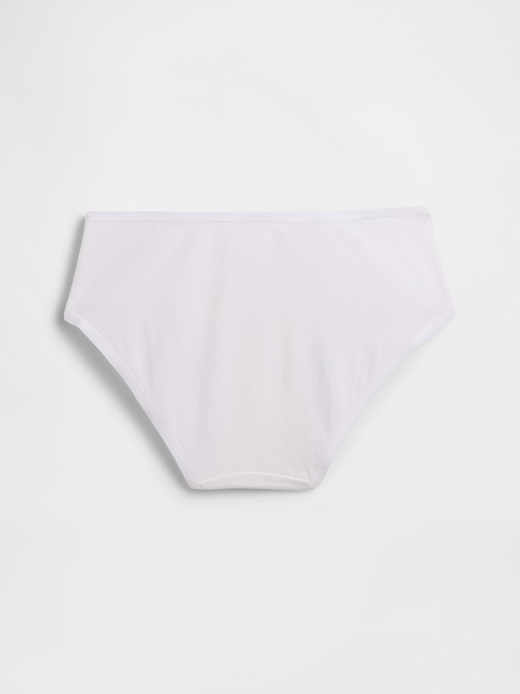 L'image numéro 5 présente Culotte taille basse en coton biologique extensible
