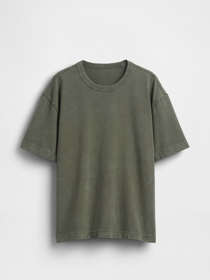 Image number 5 showing, Adult Heavyweight Crop T-Shirt