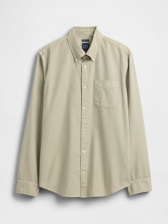 Plaid Oxford Button-Down Shirt