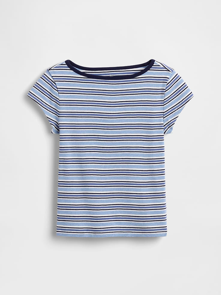 Image number 2 showing, Kids Cap-Sleeve Fitted T-Shirt
