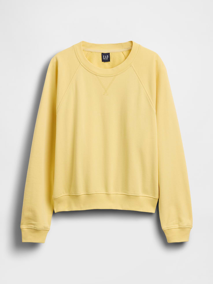 L'image numéro 6 présente Chandail à manches raglan en jersey bouclette VintageDoux