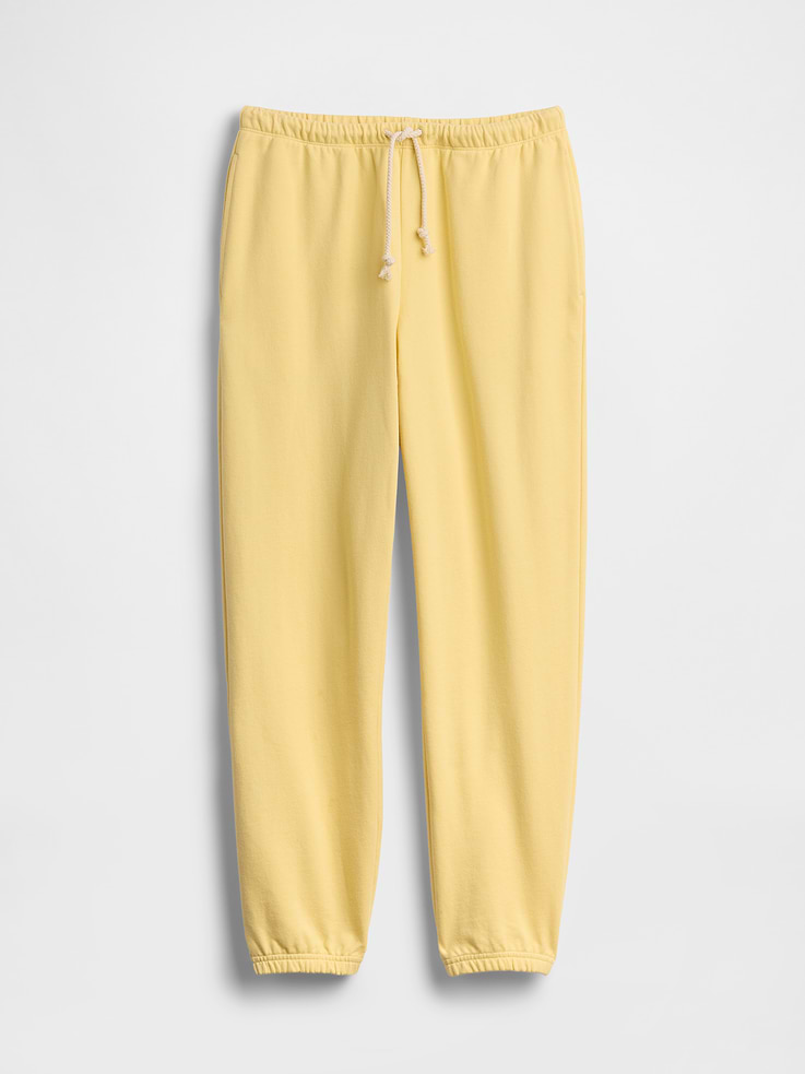 L'image numéro 6 présente Pantalon de jogging décontracté en jersey bouclette VintageDoux
