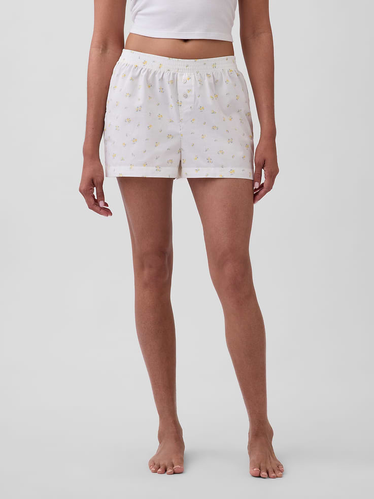 Image number 2 showing, Poplin PJ Boxer Shorts