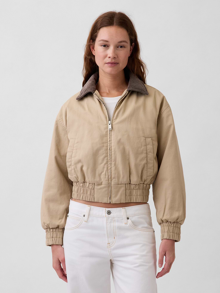 Image number 1 showing, Oversized Bomber Jacket