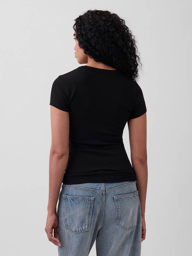 Image number 3 showing, Modern V-Neck T-Shirt