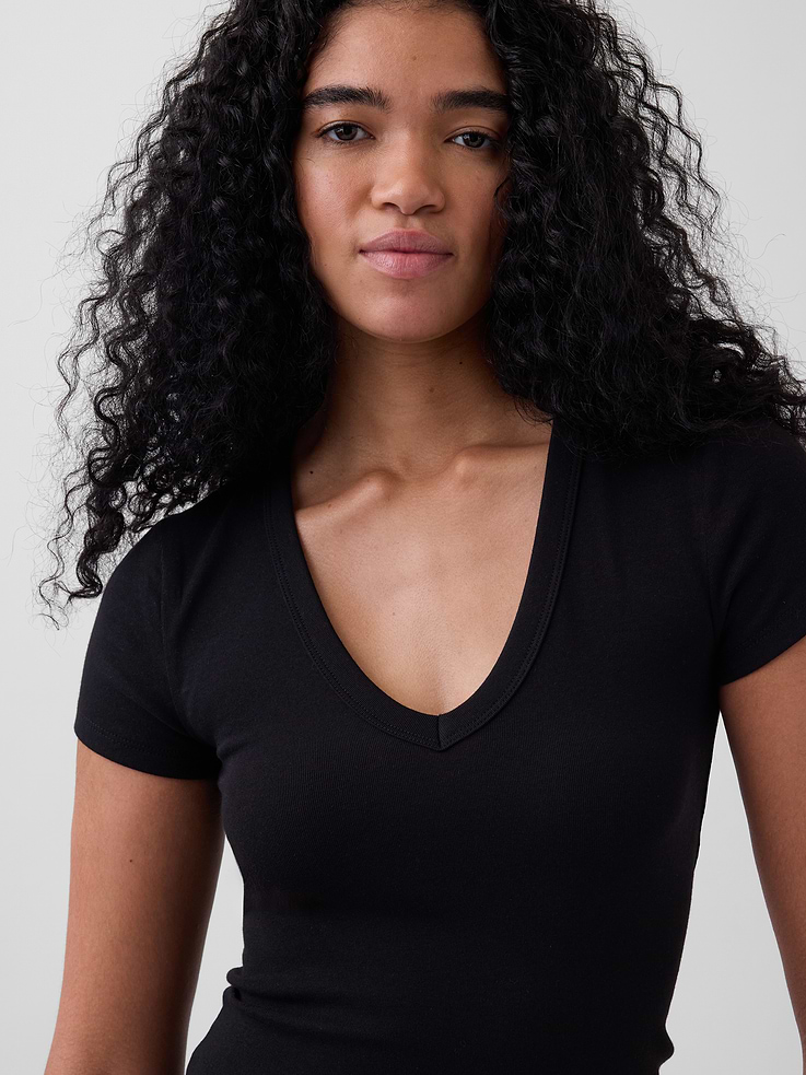 Image number 4 showing, Modern V-Neck T-Shirt