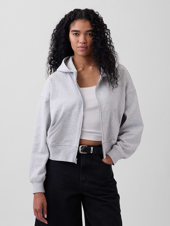 VintageSoft Terry Zip Hoodie