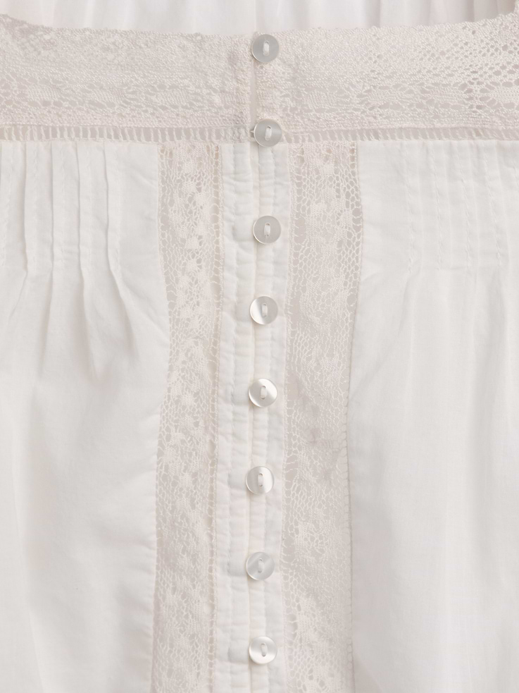 Image number 5 showing, Lace-Trim Square-Neck Top