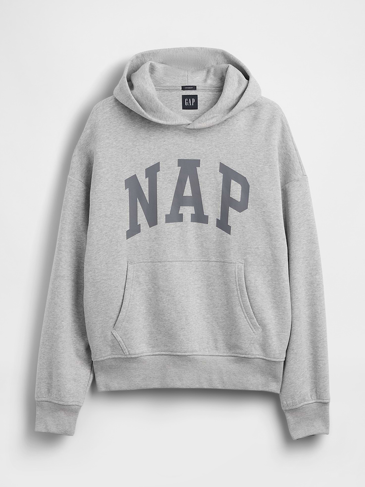 Image number 7 showing, Adult VintageSoft NAP Logo Hoodie