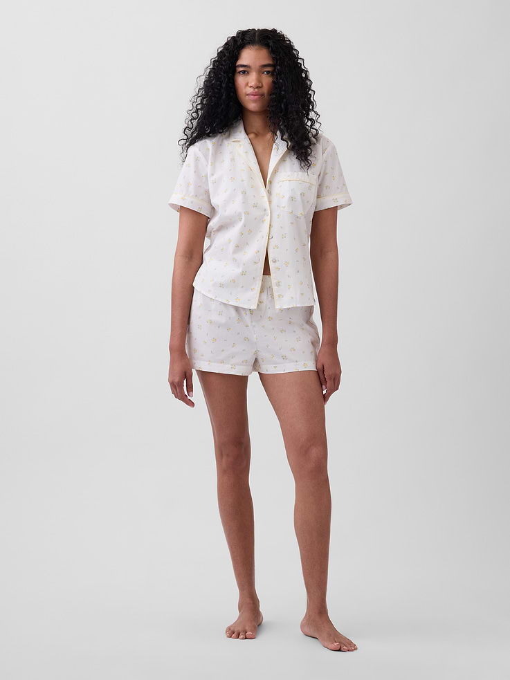 Image number 1 showing, Poplin PJ Boxer Shorts