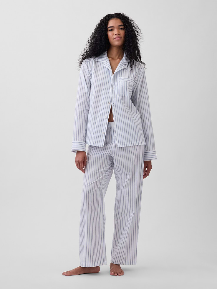 Image number 1 showing, Poplin PJ Pants