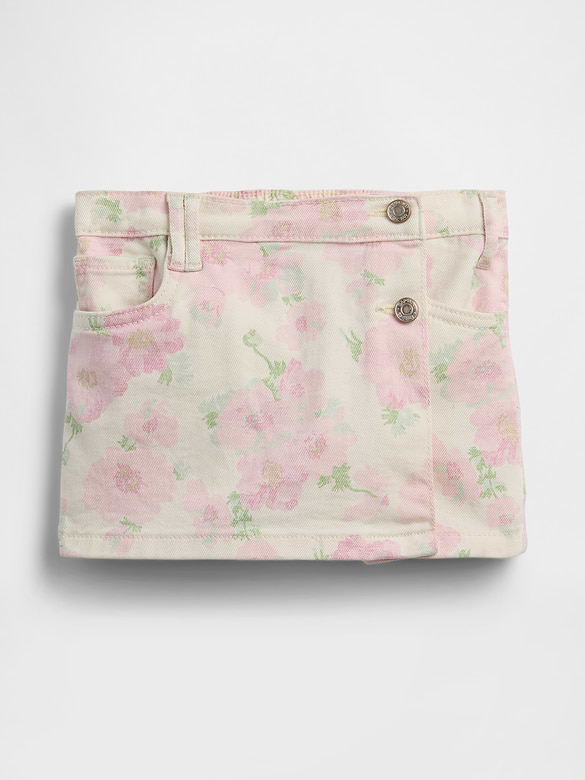 babyGap Print Denim Skort