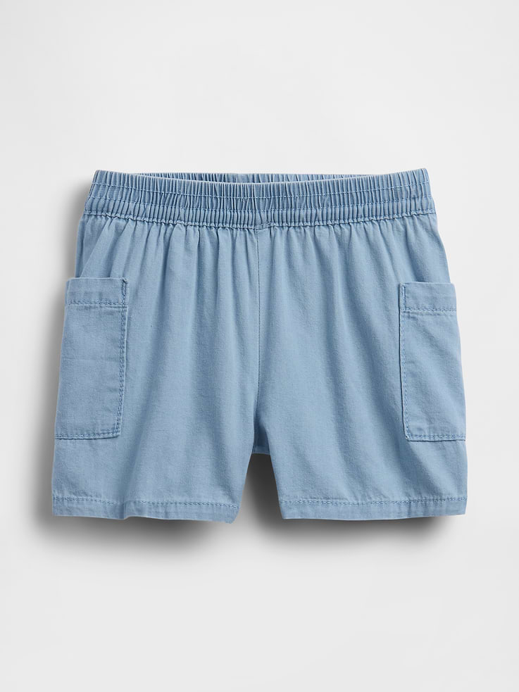 Image number 1 showing, babyGap Linen-Blend Pull-On Shorts