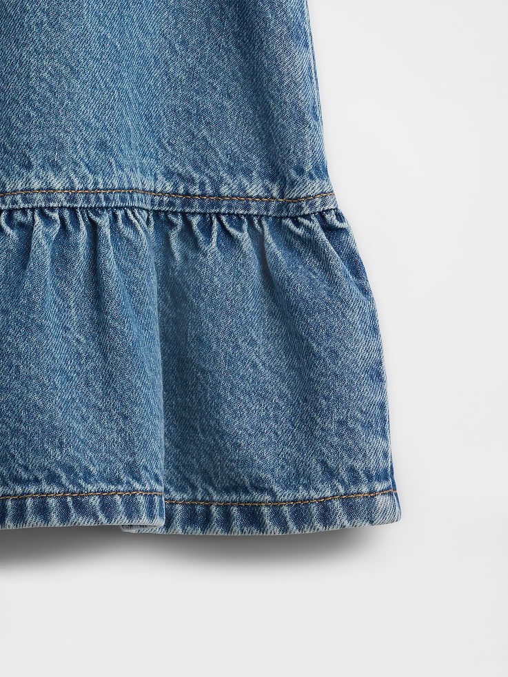 Image 3 of 4, babyGap Ruffle Denim Dress